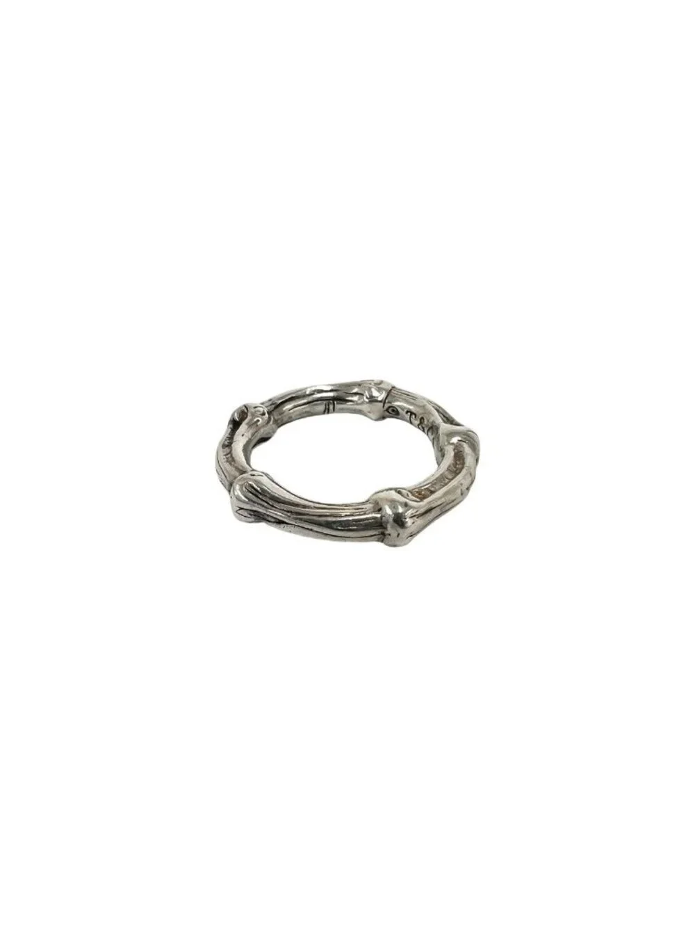 Tiffany & Co Vintage Bamboo Ring 925 Sterling Silver